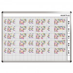 Personal-Raum-Plan,  8 Stunden, 73 Spalten, 103x157 cm, 